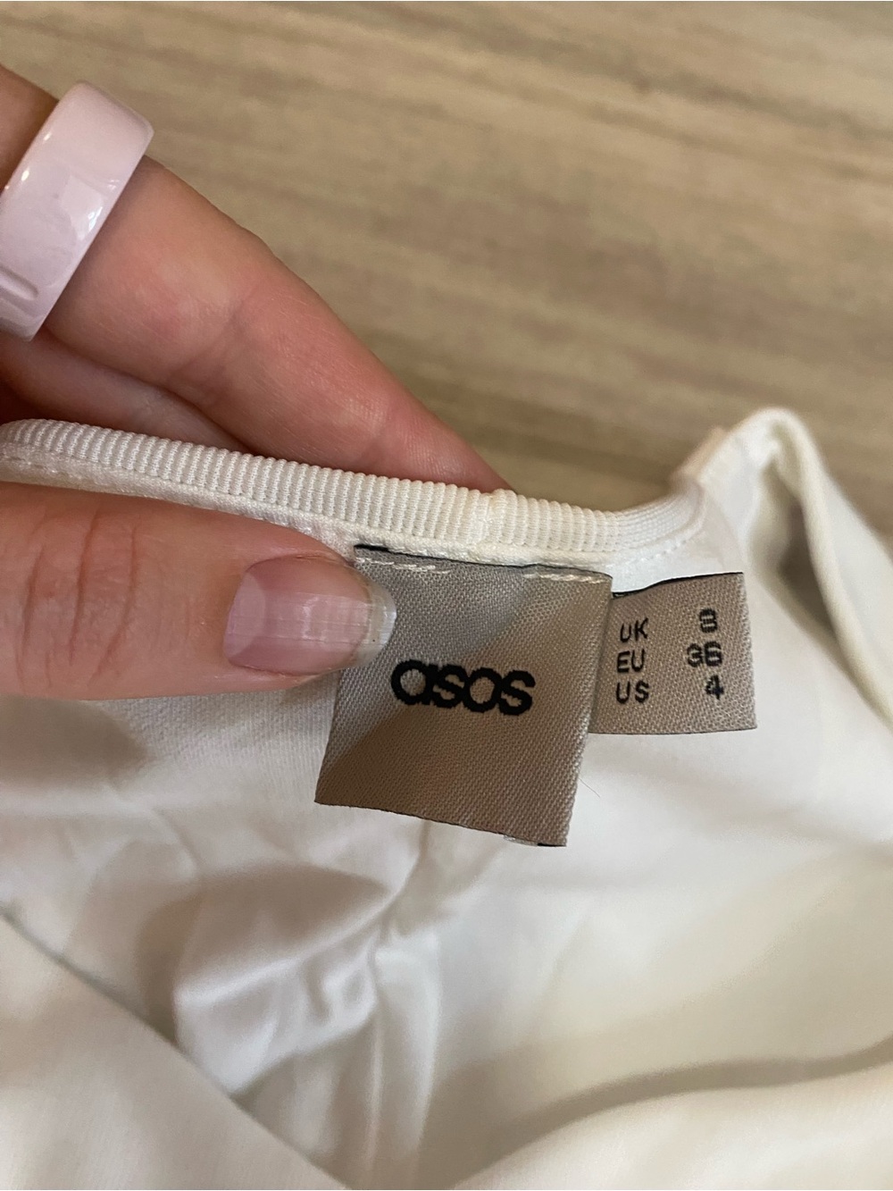 ASOS Sleeveless White Peplum Midi Dress - Picture 7 of 11